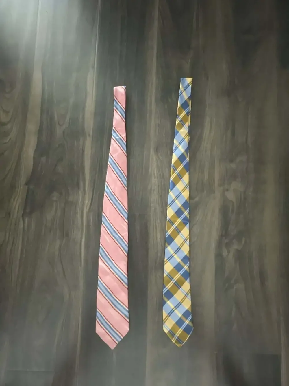 John W. Nordstrom and Nordstrom Men's Necktie Set (Striped and Plaid)